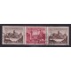 ALEMANIA 1939 ESTAMPILLAS SE-TENANT ZUSAMMENDRUCKE USADAS QUE SON MUCHO MAS ESCASAS MICHEL W145 10 EUROS